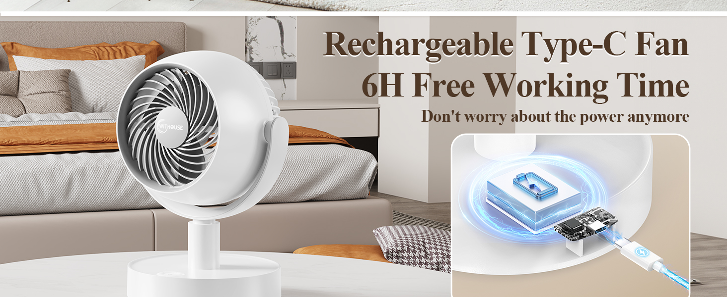 Rechargeable fan