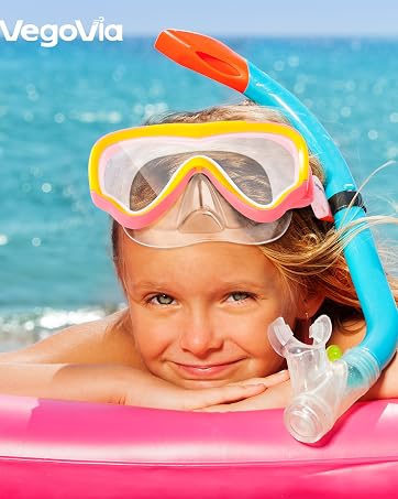 Kids Swim Goggles with Nose Cover