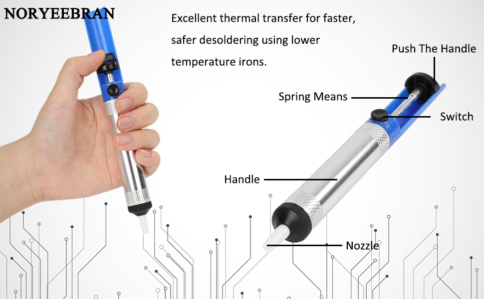 Solder Sucker Desoldering Pump Soldering Iron Auxiliary Tool Manual Desoldering Suction Pump