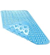 YINENN Bath Tub Shower Mat 40 x 16 Inch Non-Slip and Extra Large, Bathtub Mat with Suction Cups, ...