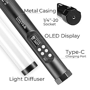 Mettlelite Tube Light X1 interface