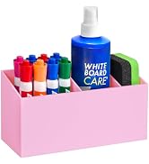 Banafich Magnetic Dry Erase Marker Holder, Acrylic Magnet Pen Holder for Whiteboard, Refrigerator...