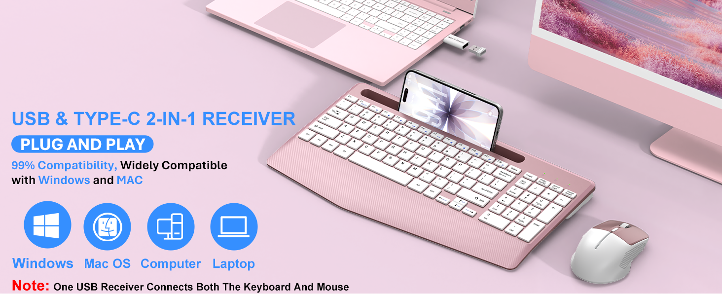 ergonomic keyboard and mouse