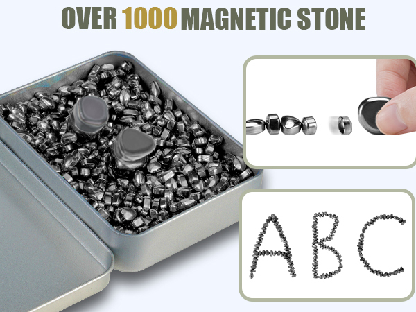 JUNYANG Magnetic Balls, Magnetic Putty, Magnetic Beads, Fidget Toy for Adults, Desk Toys for Office