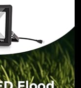 LOHAS LED Flood Light Outdoor, 50W Dusk to Dawn Plug in Outdoor Light, IP66 Waterproof Work Light...