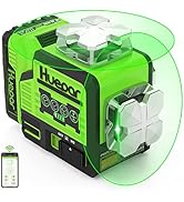 Huepar Laser Level Self Leveling 2x360°outdoor Bluetooth Green Beam Cross Line for Construction a...