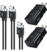 Type C Fast Charger for Samsung, 2 Pack Adaptive Fast Charger Samsung Phone Charger Block &amp; 6F Ch...