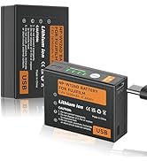 Mspalocell NP-W126s Battery for Fuji x100vi, X-T100, X-T200, X100F, X100V, X-S10, X-A5, X-A10, X-...
