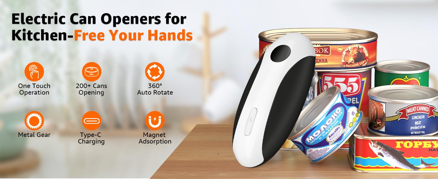 electric can opener can opener electric can openers for seniors can opener smooth edge