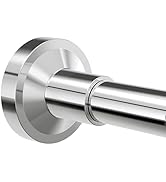 Bonpally Shower Curtain Rod 32-75 Inches Adjustable, Non-Slip Spring Tension Shower Rod Stainless...