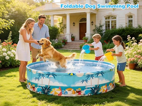 foldable dog pool