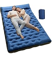 KASBAH Double Inflatable Camping Sleeping Pad,Thick 6 inch 2 Person Ultralight Sleeping Mat with ...
