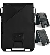 Genuine Leather RFID Wallet for Men Minimalist Thin Small Skinny Slim Man Best Groove Blocking Ca...