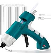 2026 Upgraded Cordless Hot Glue Gun with 30pcs Premium Glue Sticks, Fast Preheating and 2600mAh T...