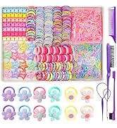 889 pcs Cute Girls Hair Ties Set Colorful Elastic Hair Bands Toddler Hair Accessories for Girls w...