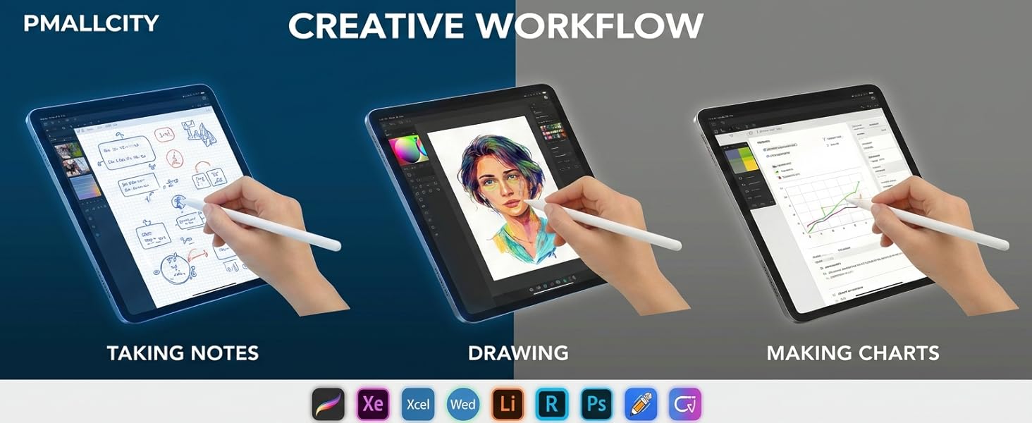 Stylus Pen for iPad 2018-2025