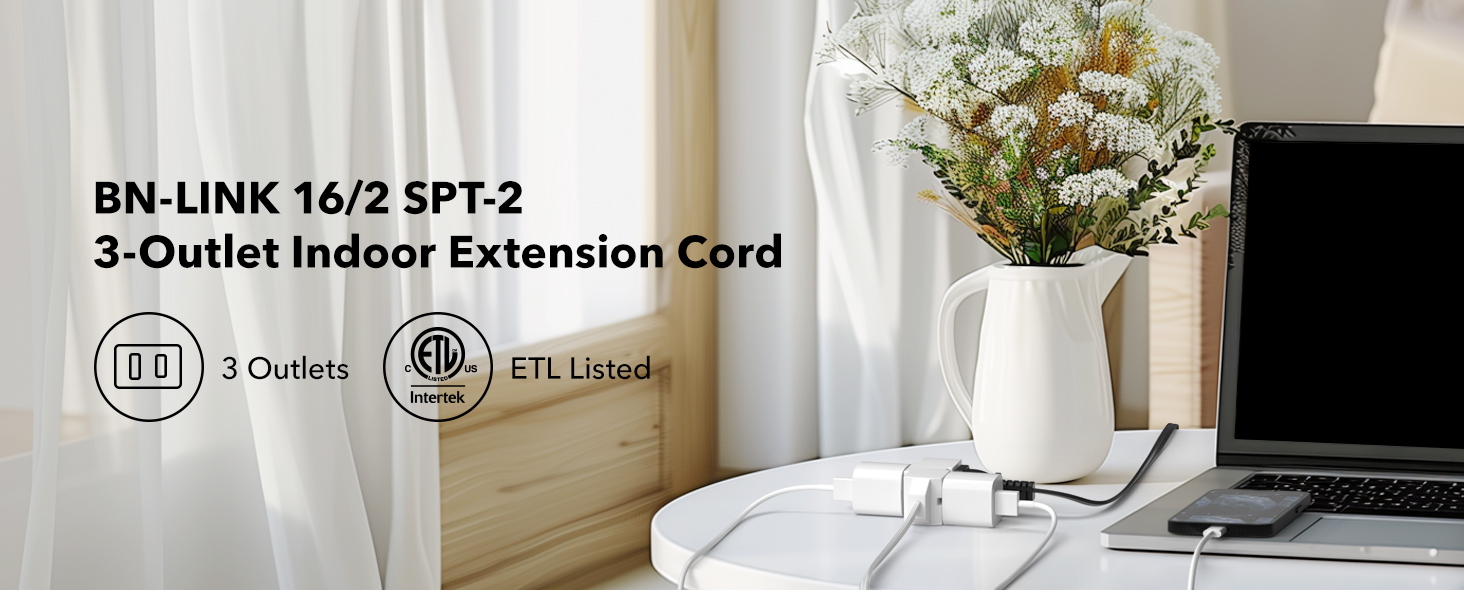 BN-LINK indoor extension cord