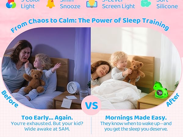 Alarm Clock with Night Light