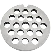 #8 Stainless Steel Meat Grinder Plate Discs Blades Compatible with Meat Grinders,Cutting Disks He...