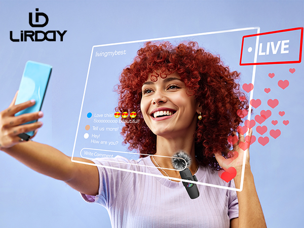 Wireless Lavalier Microphones for iPhone