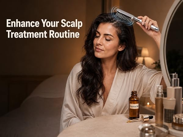 electric scalp massager vibrating