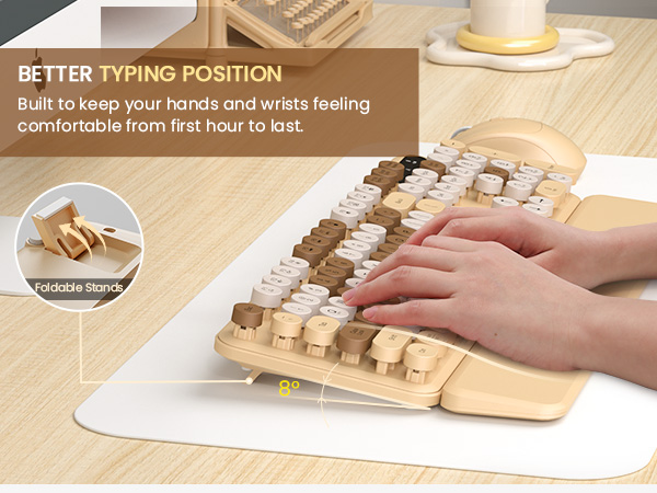 tilt angle for ergonomic