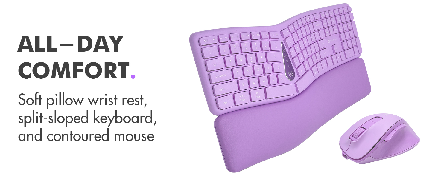 Ergonomics keyboard and mouse