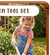 Kids Leather Garden Gloves