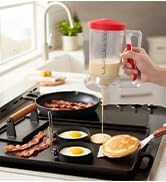 Eggssentials Griddle Breakfast Kit Compatible with Blackstone Griddle, Pancake Batter Dispenser, ...