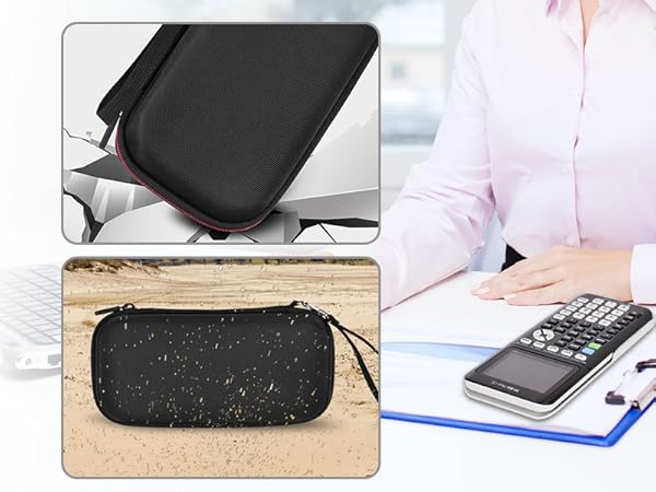 Portable Case for TI-84 Plus/TI-84 Plus CE/TI-83 Plus/TI-85/TI-89 Color Graphing Calculator