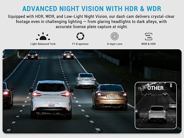 dash cam with night vision