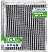 Charcoal Filter Replacement for W10412939 Whirlpool Range Hood Filter 11.02” x 9.73” - Ductless K...