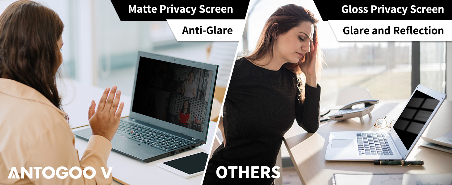 Anti Glare Matte Privacy Screen