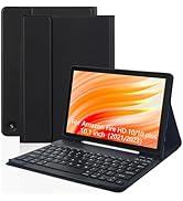 XCHYTECHER Keyboard Case for Fire HD 10/10 Plus 2021/2023 10.1 inch (11/13th Gen),Recharga...