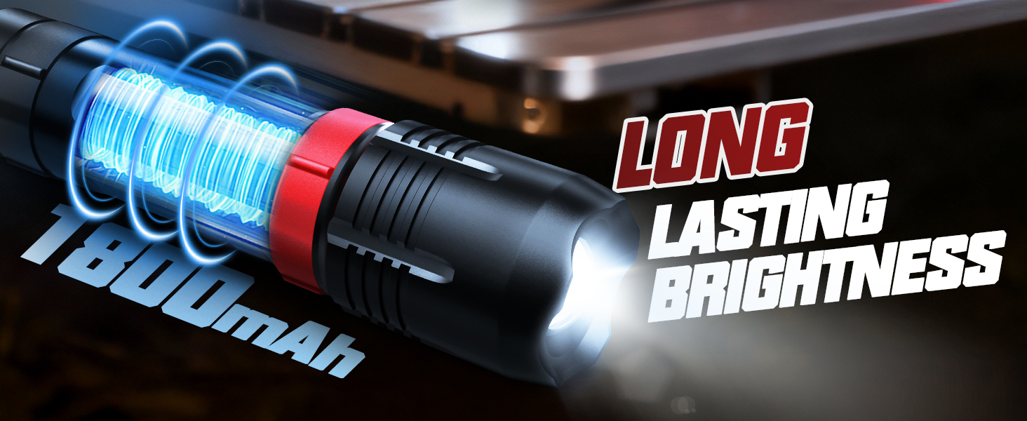 bright flashlight