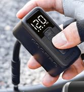 COOSPO X1 Mini Electric Bike Pump with Gauge