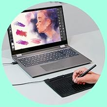 painting with intuos drawing tablet