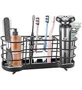 Wall Mount Toothbrush Holder for Shower Stainless Steel Toothbrush Stand, Self-Adhesive Wallmount...