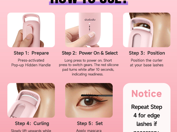 heated lash curler