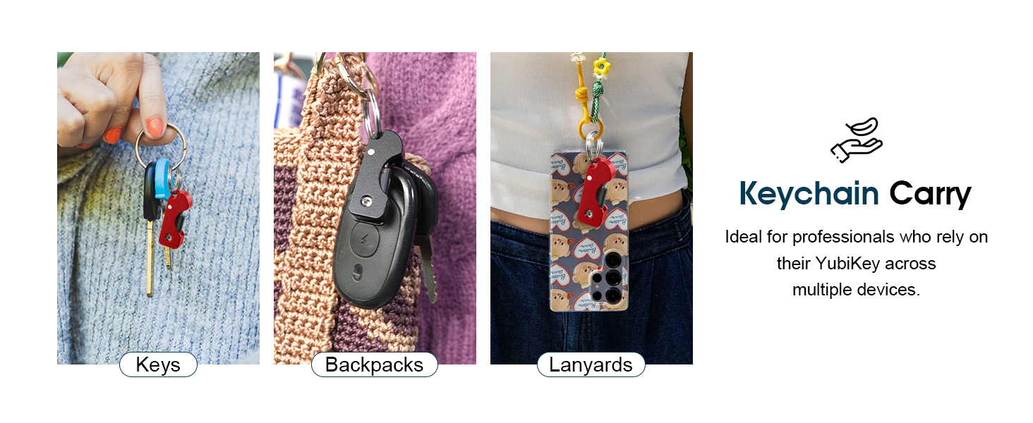 ready to go keychain carrying case