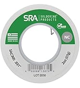 SRA Soldering Products Lead-Free No-Clean Flux Core Silver Solder, SAC305 .031-Inch, 2 Ounce Spoo...