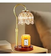 Dreamholder Electric Candle Warmer Lamp with Timer & Dimmer, Adjustable Height Wax Melt Warmer fo...
