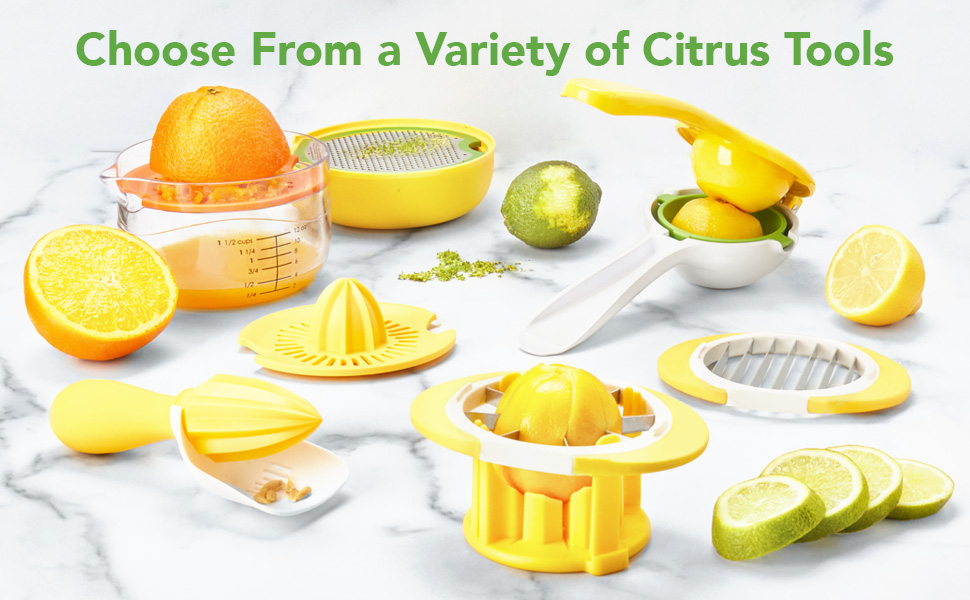 Choose from a variety of citrus tools 
