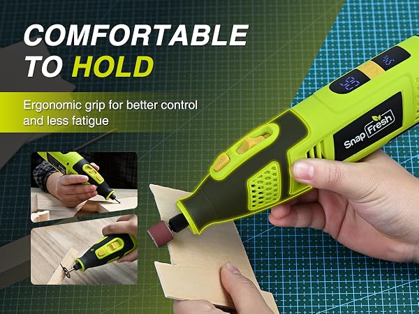 SnapFresh 12V Cordless Rotary Tool Kit