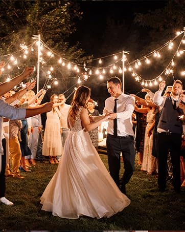 wedding string lights
