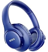 KVIDIO Bluetooth Headphones Over Ear, 65 Hours Playtime Wireless Headphones with Microphone, Fold...