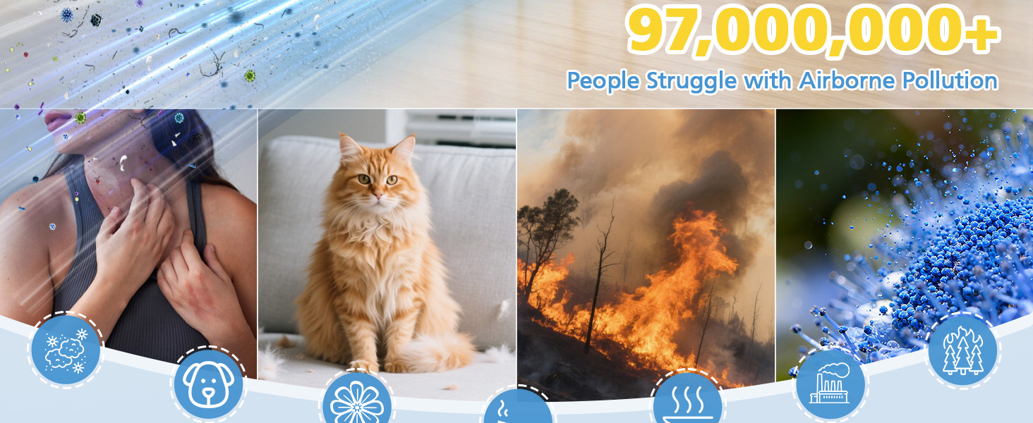 People Struggle with Airborne Pollution