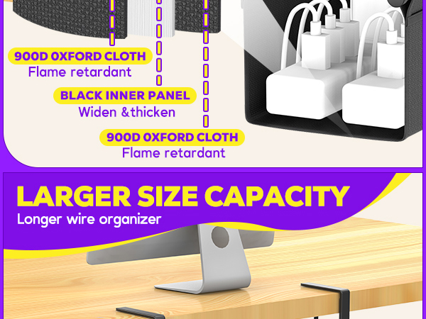Under Desk Cable Management Tray