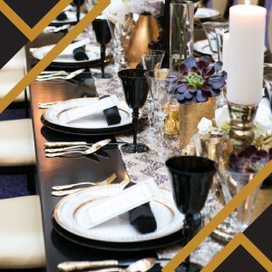 Black Dinner Napkins