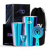 IOV Boston Cocktail Shaker Bar Set, Bartender Kit Drink Mixer Set with 18 oz &amp; 28 oz Boston Shake...